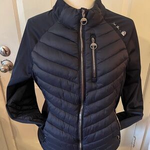 Elegant Navy Puffer Jacket for Women